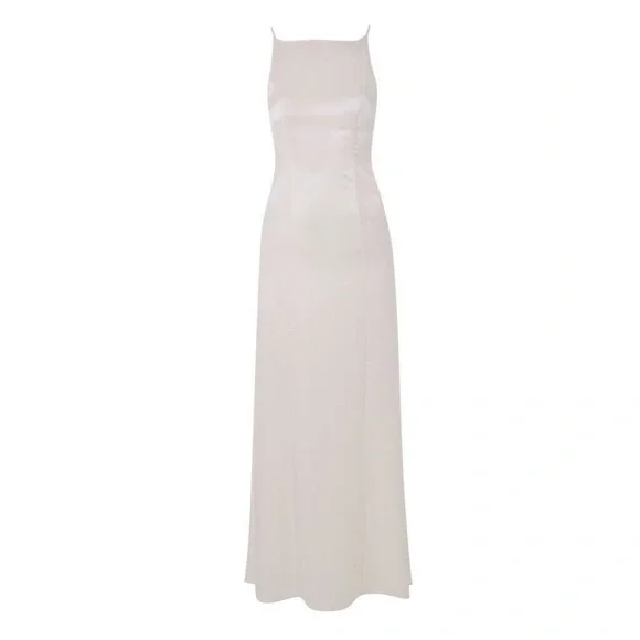 Agent Provocateur Classic Ivory Silk Slip Dress AP4 Large NWT